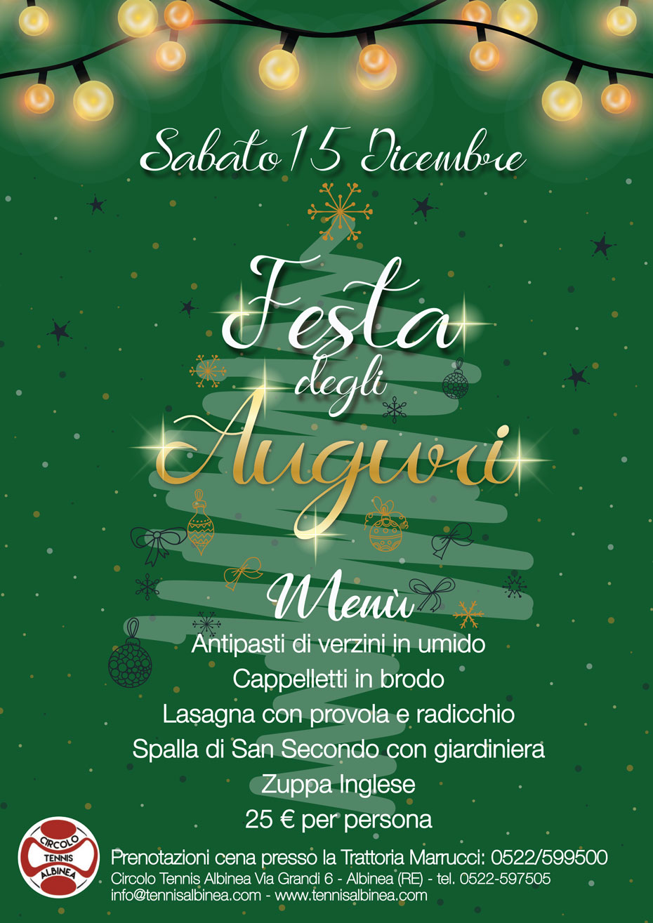 festa degli auguri 2018