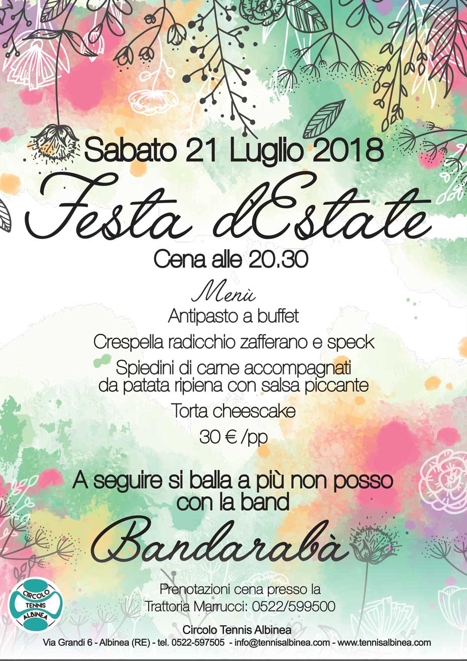 festa estate 21 07 2018