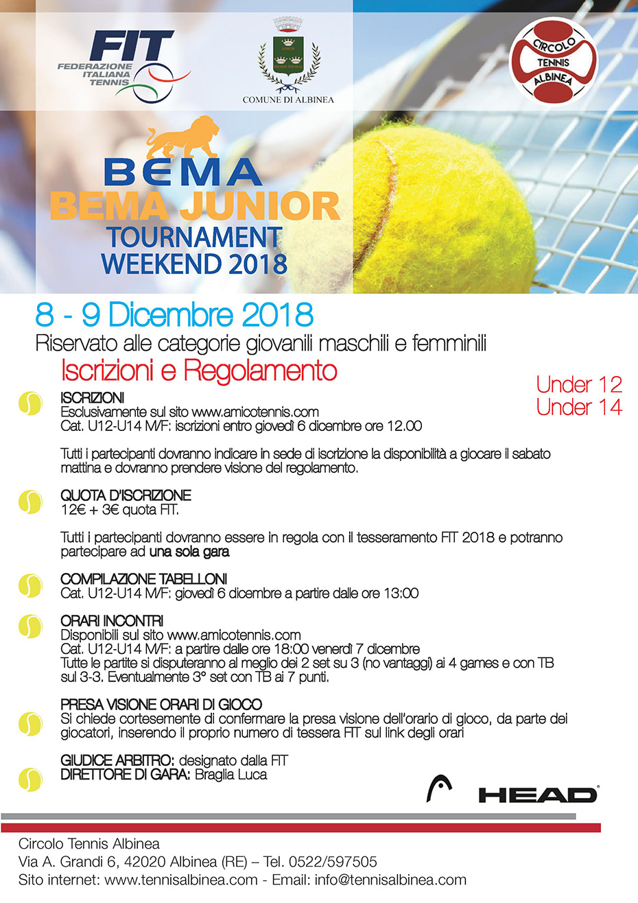 torneo Bema Junior 2018