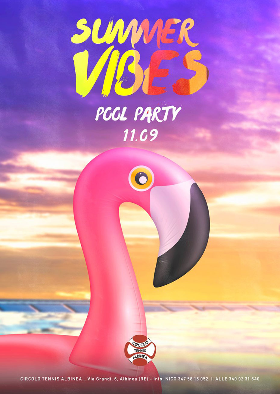 volantino vibes pool party 2018