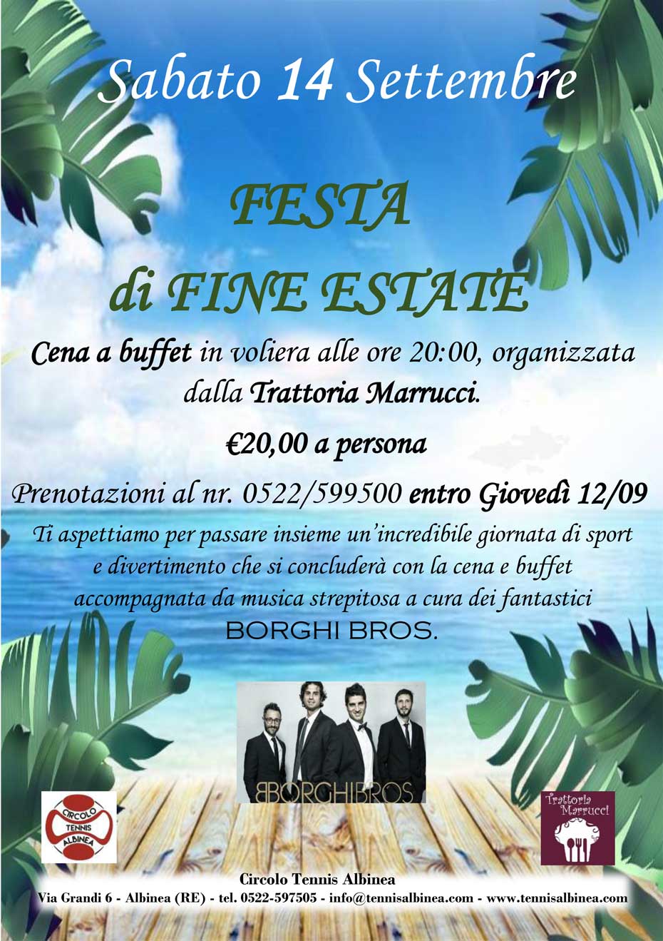 Festa fine estate 2019