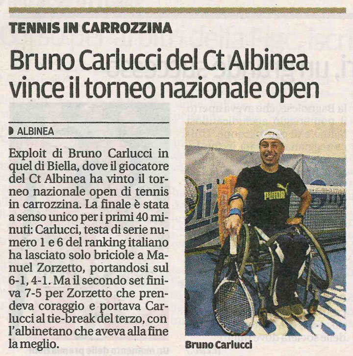 CS CTA 170919 bruno carlucci del ct albinea vince il torneo nazionale open di biella