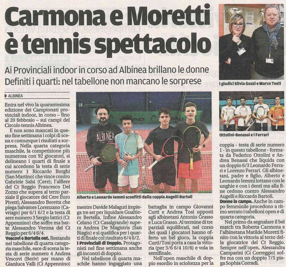 CS CTA 180213 carmona e moretti tennis spettacolo