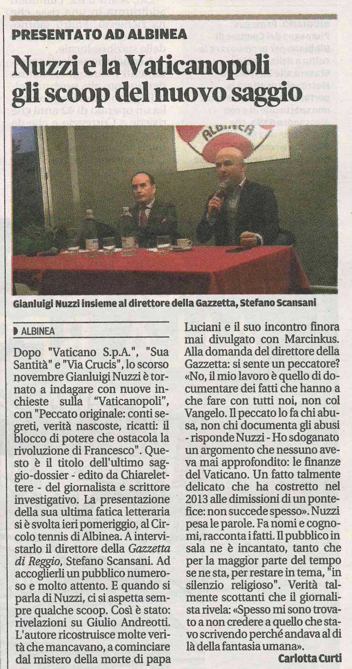 CS CTA 180312 nuzzi e la vaticanopoli gli scoop del nuovo saggio