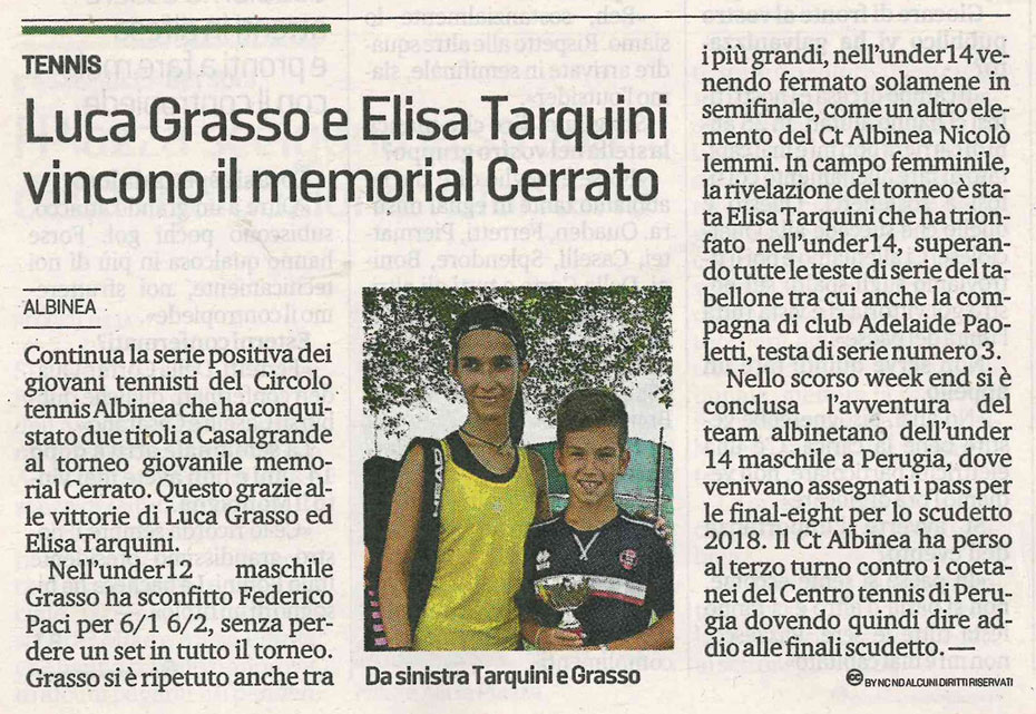 CS CTA 180725 luca grasso e elisa tarquini vincono il memorial cerrato