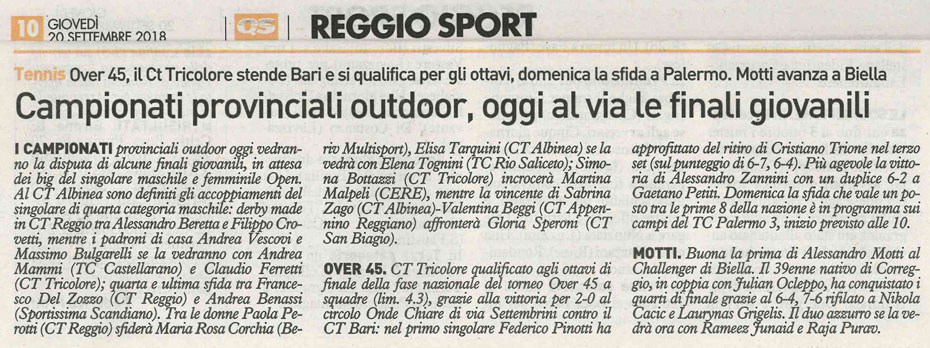 CS CTA 180920 campionati provinciali outdoor oggi al via le finali giovanili