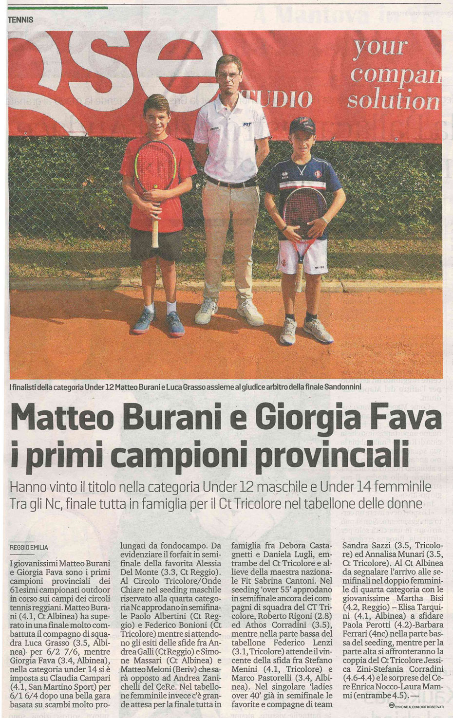 CS CTA 180921 matteo burani giorgia fava primi campioni provinciali