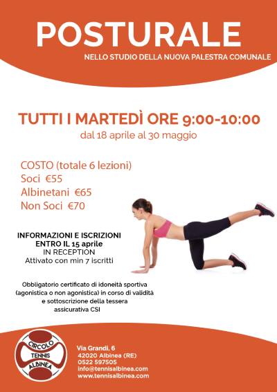 POSTURALE AL CIRCOLO