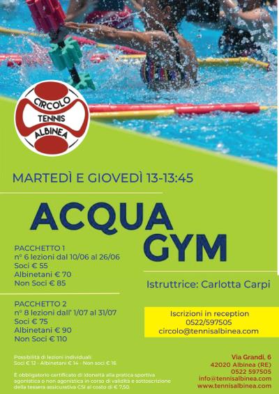 ACQUAGYM ESTATE 2025