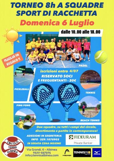 TORNEO 8H A SQUADRE
