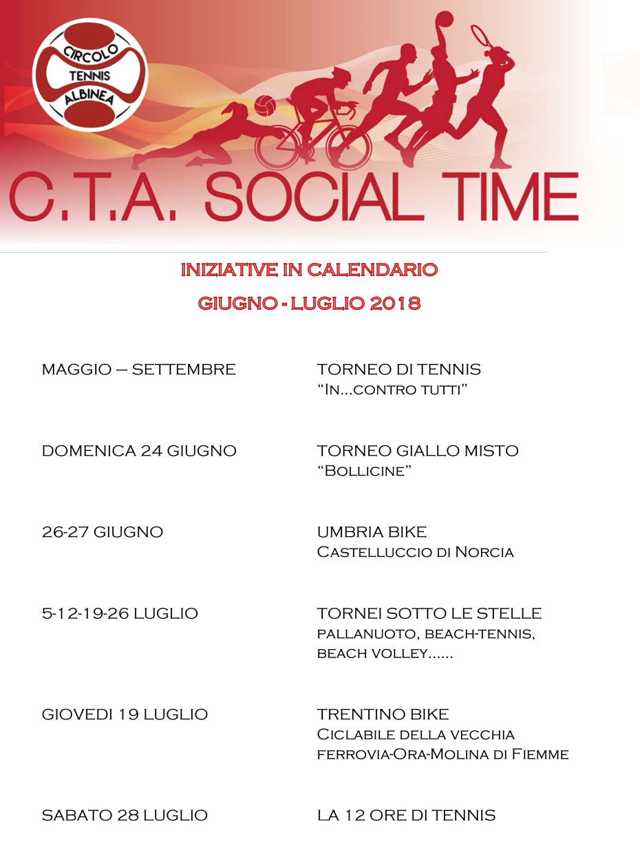 social time 2018